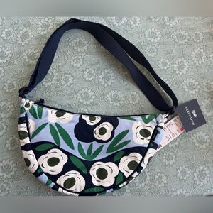 NWT Marimekko Uniqlo Blue Round Mini Shoulder Bag Summer 2024 Collab